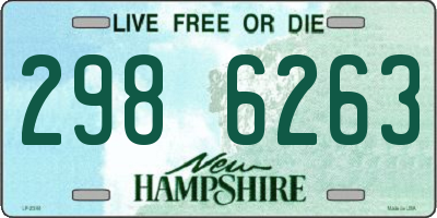 NH license plate 2986263
