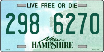 NH license plate 2986270