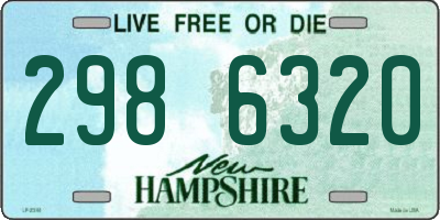 NH license plate 2986320