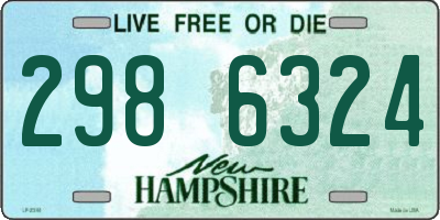 NH license plate 2986324