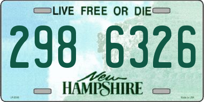 NH license plate 2986326