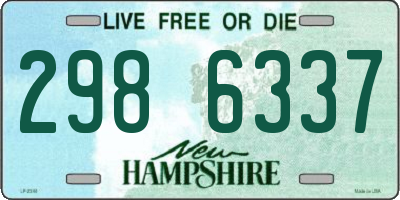 NH license plate 2986337