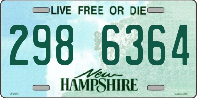 NH license plate 2986364