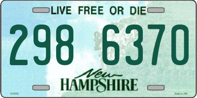 NH license plate 2986370