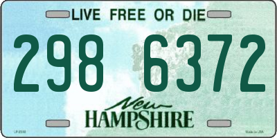 NH license plate 2986372