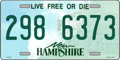 NH license plate 2986373