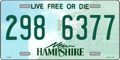 NH license plate 2986377