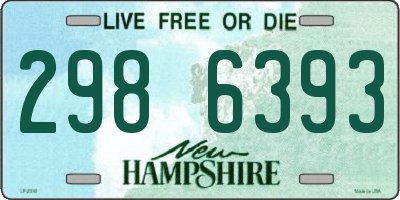 NH license plate 2986393