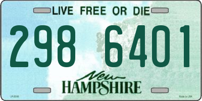 NH license plate 2986401