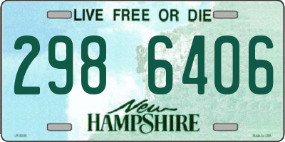 NH license plate 2986406
