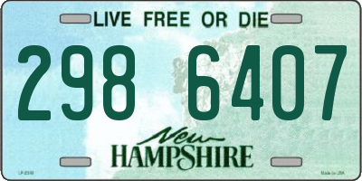 NH license plate 2986407