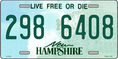 NH license plate 2986408