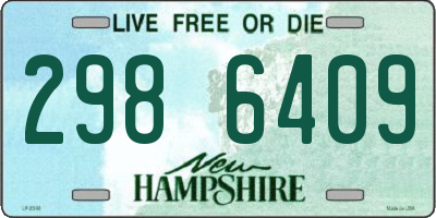 NH license plate 2986409