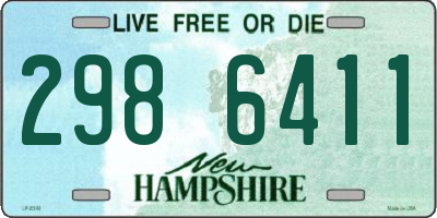 NH license plate 2986411