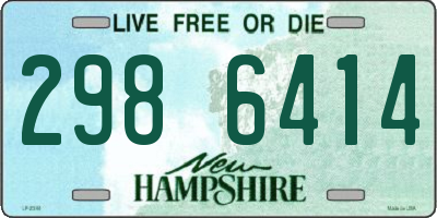 NH license plate 2986414