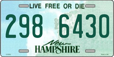 NH license plate 2986430