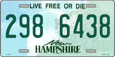 NH license plate 2986438