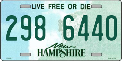 NH license plate 2986440