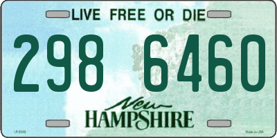 NH license plate 2986460