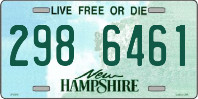 NH license plate 2986461