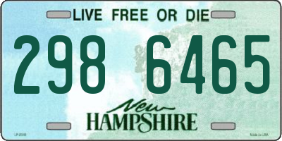 NH license plate 2986465