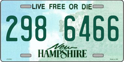 NH license plate 2986466