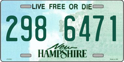 NH license plate 2986471