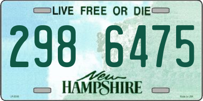 NH license plate 2986475