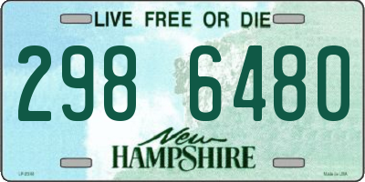 NH license plate 2986480