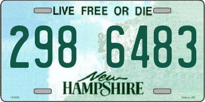 NH license plate 2986483