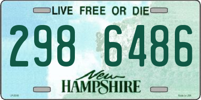 NH license plate 2986486