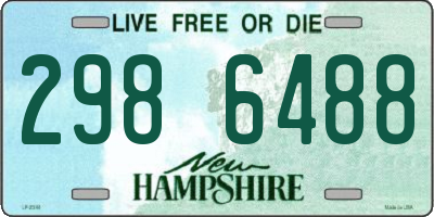 NH license plate 2986488