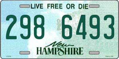 NH license plate 2986493