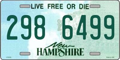 NH license plate 2986499