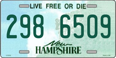 NH license plate 2986509