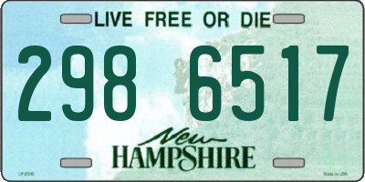 NH license plate 2986517