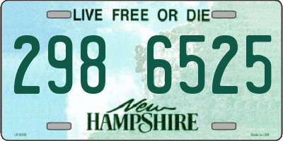 NH license plate 2986525