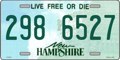 NH license plate 2986527