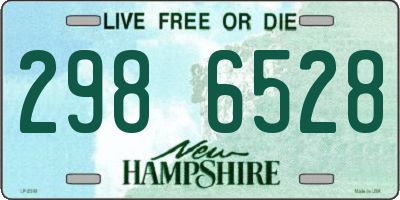 NH license plate 2986528