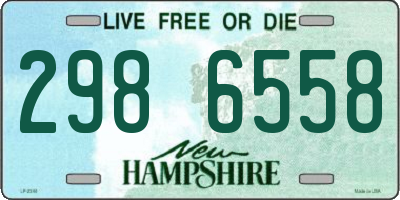 NH license plate 2986558