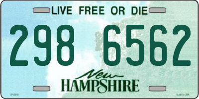 NH license plate 2986562