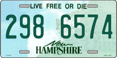 NH license plate 2986574