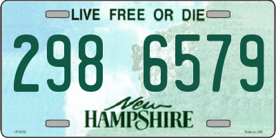 NH license plate 2986579