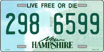 NH license plate 2986599