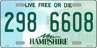 NH license plate 2986608