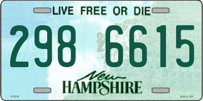 NH license plate 2986615