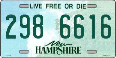 NH license plate 2986616