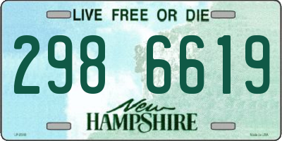NH license plate 2986619