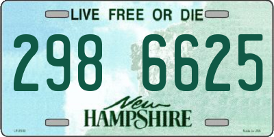 NH license plate 2986625