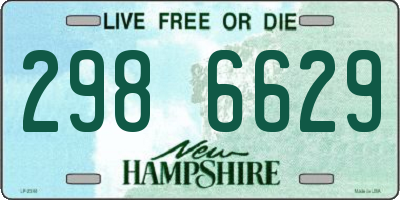 NH license plate 2986629